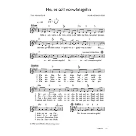 Produktbild des Artikels He, es soll vorwärtsgehn (Noten - Download)