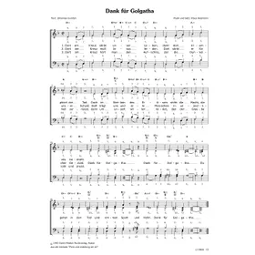 Produktbild des Artikels Dank für Golgatha (Noten - Download)