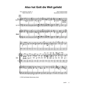 Produktbild des Artikels Also hat Gott die Welt geliebt (Noten - Download)