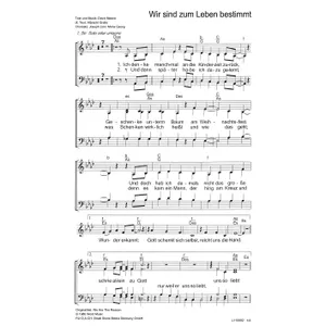 Produktbild des Artikels Wir sind zum Leben bestimmt (Noten - Download)