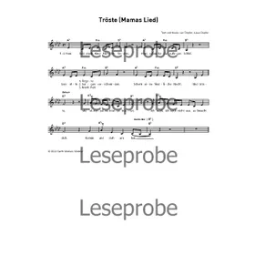 Produktbild des Artikels Tröste (Mamas Lied) (Noten - Download)