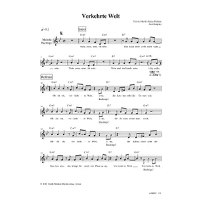 Produktbild des Artikels Verkehrte Welt (Noten - Download)