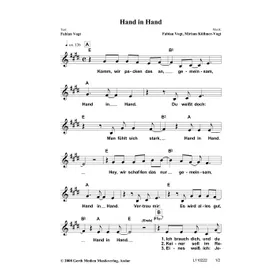 Produktbild des Artikels Hand in Hand (Noten - Download)