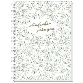 Produktbild des Artikels Memo Block A5: wunderbar geborgen (Gold-Edition) (Schreibwaren - Spiralbindung)