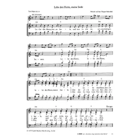Produktbild des Artikels Lobe den Herrn, meine Seele (Noten - Download)