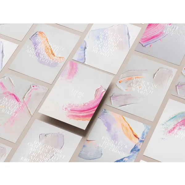 Produktbild des Artikels Postkarten-Set "Alles neu" (Schreibwaren)