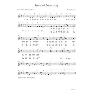 Produktbild des Artikels Jesus hat Geburtstag (Noten - Download)