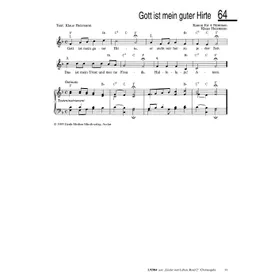 Produktbild des Artikels Gott ist mein guter Hirte (Noten - Download)