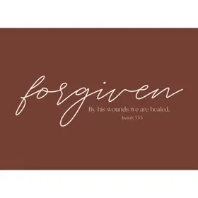 Produktbild des Artikels Postkarten: forgiven 4 Stück (Schreibwaren)