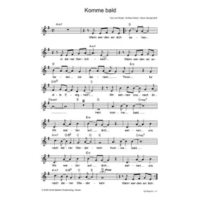 Produktbild des Artikels Komme bald (Noten - Download)