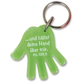 Produktbild des Artikels Schlüsselanhänger "Hand" - grün ()