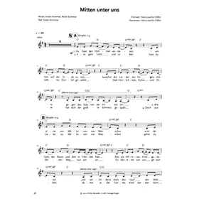 Produktbild des Artikels Mitten unter uns (Noten - Download)