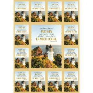 Produktbild des Artikels Aufkleber-Grußkarten: Ich weiss nicht, 4 Stück (Schreibwaren)