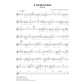 Produktbild des Artikels So lob ich dich (Noten - Download)