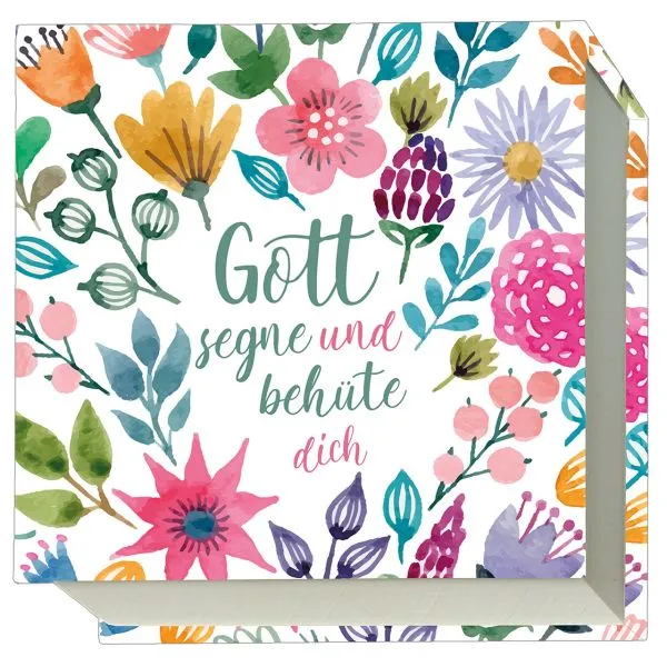 Produktbild des Artikels Notizblock: Gott segne und behüte dich (Schreibwaren)