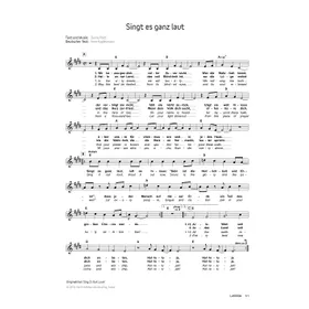 Produktbild des Artikels Singt es ganz laut (Noten - Download)