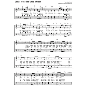 Produktbild des Artikels Jesus lebt das Grab ist leer (Noten - Download)