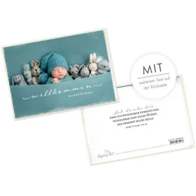 Produktbild des Artikels Faltkarte - Geburt - Willkommen, kleines Wunder (Schreibwaren)