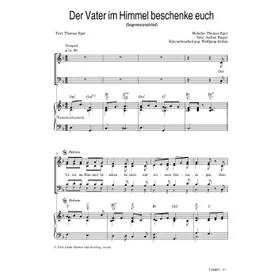 Produktbild des Artikels Der Vater im Himmel beschenke euch (Noten - Download)