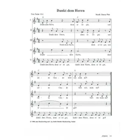 Produktbild des Artikels Dankt dem Herrn (Noten - Download)