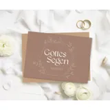 Stimmungsbild zu Faltkarte "Gottes Segen zur Hochzeit"