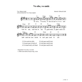 Produktbild des Artikels Vo obe, vo unde (Noten - Download)