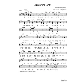 Produktbild des Artikels Du starker Gott (Noten - Download)