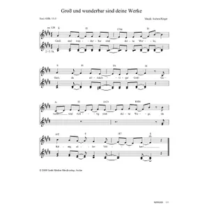 Produktbild des Artikels Groß und wunderbar sind deine Werke (Noten - Download)