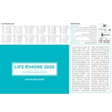 Stimmungsbild zu Life is more 2026 - Panorama-Tischkalender