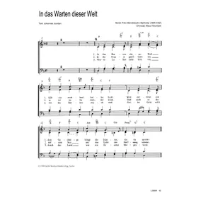 Produktbild des Artikels In das Warten dieser Welt (Noten - Download)