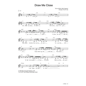 Produktbild des Artikels Draw Me Close (Noten - Download)