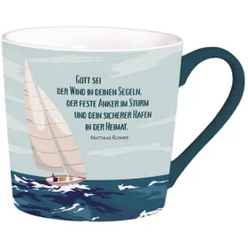 Produktbild des Artikels Tasse "Gott sei der Wind in deinen Segeln..." ()