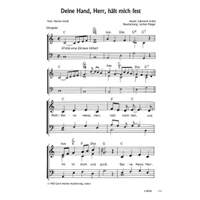 Produktbild des Artikels Deine Hand, Herr, hält mich fest (Noten - Download)