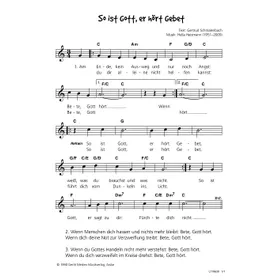Produktbild des Artikels So ist Gott, er hört Gebet (Noten - Download)