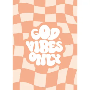 Produktbild des Artikels Postkarten: God vibes only 4 Stück (Schreibwaren)