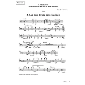 Produktbild des Artikels Er ist wahrhaftig auferstanden (Violincello 1+2) (Noten - Download)