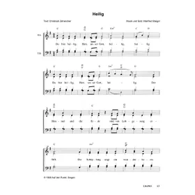 Produktbild des Artikels Heilig (Noten - Download)