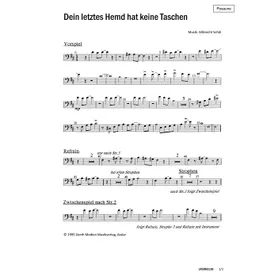 Produktbild des Artikels Dein letztes Hemd hat keine Taschen (Posaune) (Noten - Download)