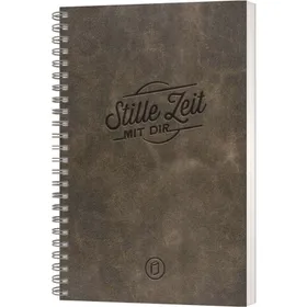 Produktbild des Artikels Stille Zeit mit Dir - Notizbuch (Lederoptik Antik) (Schreibwaren - Spiralbindung)