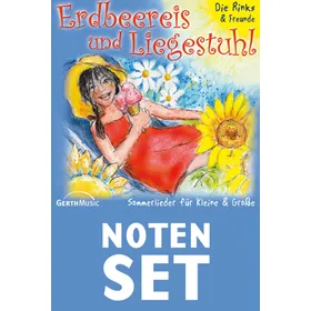 Produktbild des Artikels Erdbeereis und Liegestuhl (Noten-Set) (Noten - Download)