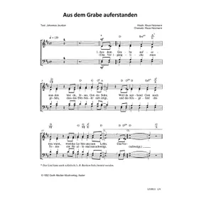 Produktbild des Artikels Aus dem Grabe auferstanden (Noten - Download)