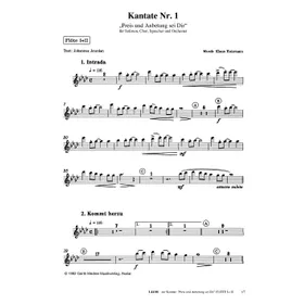 Produktbild des Artikels Preis und Anbetung sei Dir (Flöte 1+2) (Noten - Download)