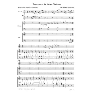Produktbild des Artikels Freut euch, ihr lieben Christen (Noten - Download)