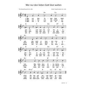 Produktbild des Artikels Wer nur den lieben Gott lässt walten (Noten - Download)