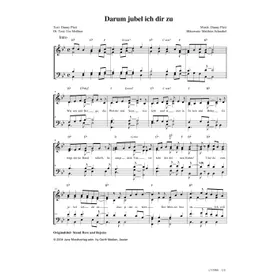 Produktbild des Artikels Darum juble ich dir zu (Noten - Download)