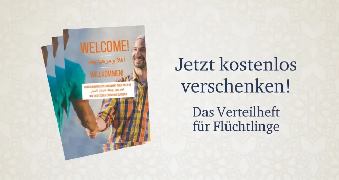 Kostenlose Verteilmedien für Flüchtlinge