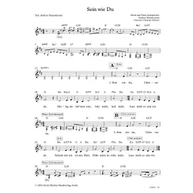Produktbild des Artikels Sein wie du (Noten - Download)