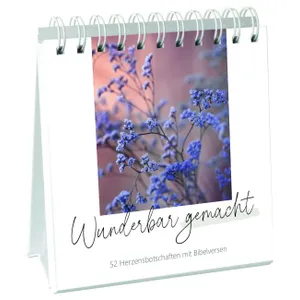 Produktbild des Artikels Wunderbar gemacht - Aufstellbuch (Buch - Spiralbindung)