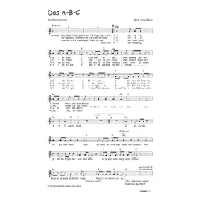Produktbild des Artikels Das A-B-C (Noten - Download)
