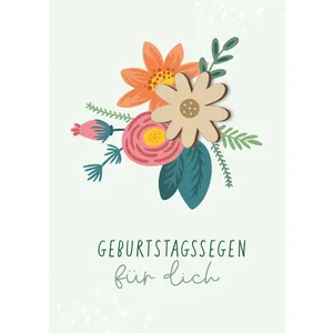 Produktbild des Artikels Faltkarte - Geburtstagssegen für dich (Schreibwaren)